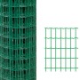 Rete elettrosaldata zincata plastificata 10x2 m verde