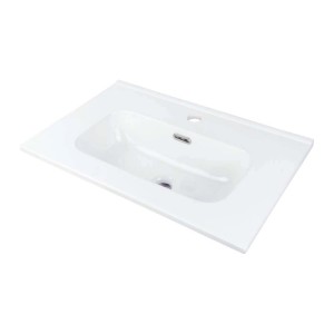 Lavabo da incasso Bauta Idrostile foro rubinetto 360x140 mm bianco