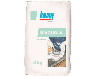 Scagliola in polvere Knauf 4 kg - Intonaci e rasanti