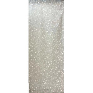 t.b.t. Tenda in tessuto voile con motivo a pois per decorare le finestre.