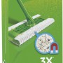 Kit Swiffer Duster: Scopa per pavimenti con 8 panni antipolvere in scatola verde.