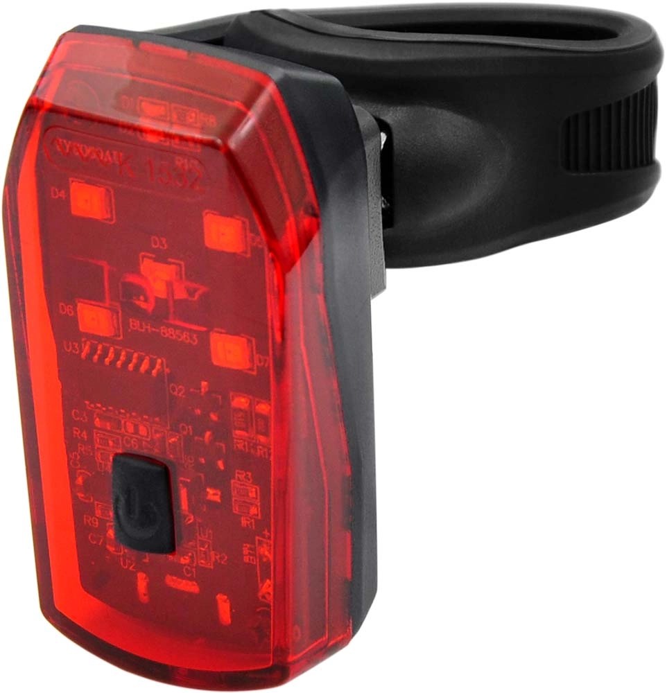 Luce Posteriore Bici USB Ricaricabile Con Sensore Frenata - Fanale LED COB Rosso Impermeabile IP65 - Foto 9