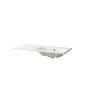 Lavabo bianco t.b.t. con ripiano, parte della categoria Lavandini.
