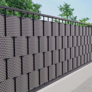 Striscia frangivista FLEXI antracite/grigio 0,19x2,05 m 20 pz