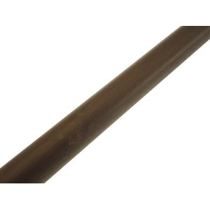 Dettaglio di un bastone per tende. Aspetto legno. Categoria: Binari per tende.