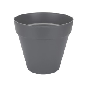 Vaso per piante Elho Loft Urban antracite con ruote, Ø 50 cm.