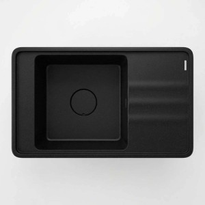 Lavello 1 vasca con gocciolatoio Idrostile Varadero 500x229 mm Grafite Met
