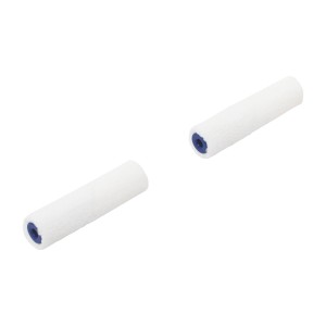 Due rulli in feltro LUX, larghezza 10 cm, per verniciatura senza pelucchi.