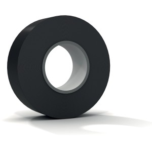 Rotolo di nastro isolante nero