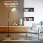 Lampada LED da terra Windy con ventilatore 1380 lm luce calda metallo nero_2