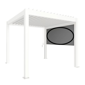 Tenda da sole per pergola Biohort elettrica bianco 272x235 cm