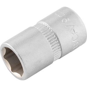 Bussola LUX Comfort esagonale, 9 mm, in acciaio al cromo-vanadio.