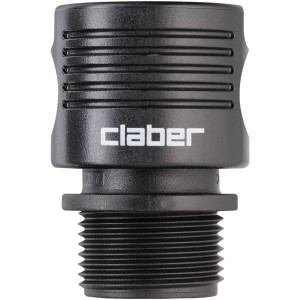 Raccordo Claber nero per irrigazione interrata.