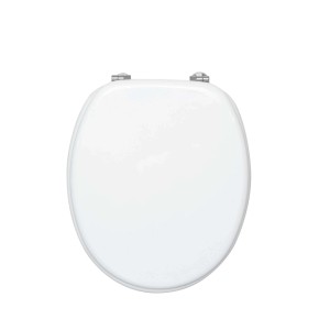 Copriwater universale Elva in mdf bianco