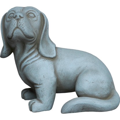 Statua da giardino moderna cane 20 cm