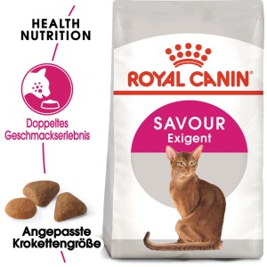 Royal Canin Savour Exigent cibo secco per gatti difficili, confezione da 400g.