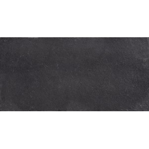 Piastrella in pietra naturale scura, t.b.t., per interni ed esterni.