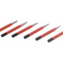 Set di punzoni LUX Classic, 6 pezzi, per levachiodi e scalpelli.