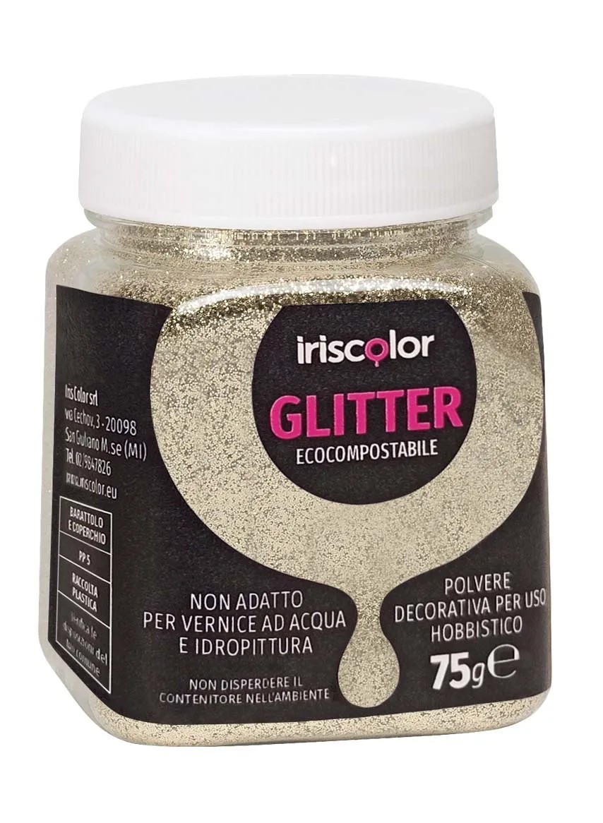 Baker Ross Barattoli Di Glitter In Polvere - Confezione Da 6 Colori, Per Lavoretti Creativi E Decorazioni