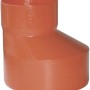 Raccordo per tubo di scarico arancione per impianti idraulici.