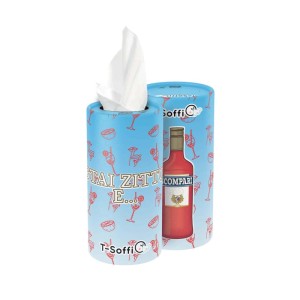 Fazzoletti in tubo T-Soffio Stai Zitto e Scompari 3 veli 40 pezzi 7x7x14 cm