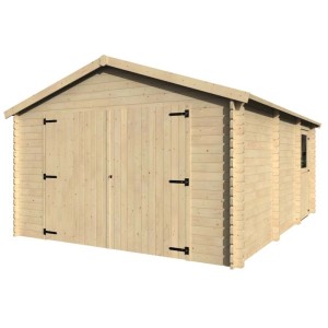 Garage in legno Garodeal H267xL409XP524 cm