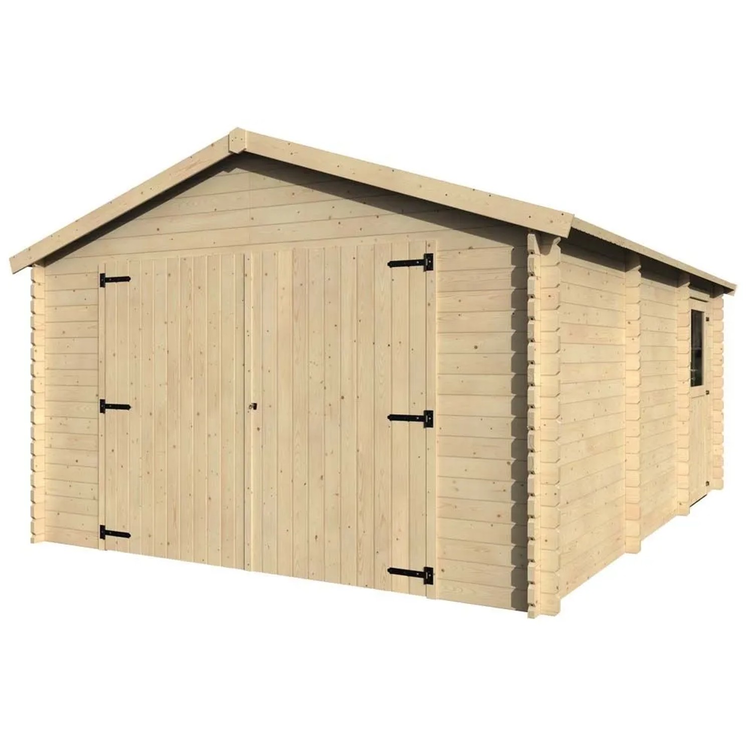 Garage in legno Garodeal H267xL409XP524 cm