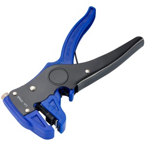 LUX Spellafili Classic, 170mm, blu e nero, con vite di regolazione e funzione di taglio.