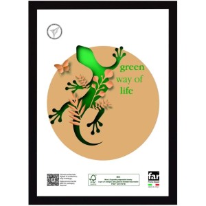 Cornice da muro Sylvestre nero 21x29,7 cm