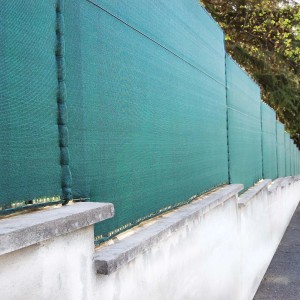 Frangivista verde t.b.t. come arelle su un muro.