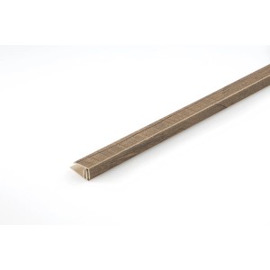 Profilo terminale Grosfillex, Megeve Brown, 5-8mm, 260cm, a clip.