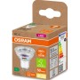 Lampadina LED Osram GU10 a riflettore, 2W, 360lm, luce calda, nella confezione.