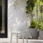 Sedia da giardino senza cuscino con braccioli Elisa bianco_3
