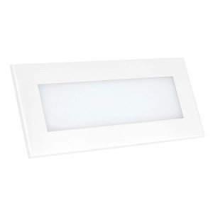 Faretto da incasso a LED bianco t.b.t. per esterni.