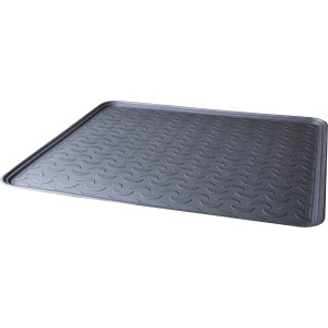 Vasca per bagagliaio grigia con motivo per accessori interni auto.