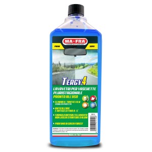 Detergente per vetri auto "t.b.t." MA-FRA, blu, per una visione chiara.
