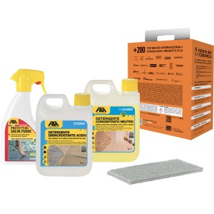 t.b.t. Set pulizia e cura per piastrelle e fughe.