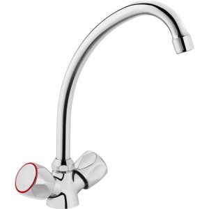 Rubinetto cucina in piedi Idrostile acciaio 304 flusso S cromo