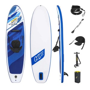 Set tavola Stand Up Paddle t.b.t. con pagaia, pompa, sedile e accessori.