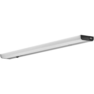 Osram LED sottopensile Linear Flat Eco, 37cm, argento-nero. Lampada LED per cucina e mobili.