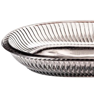 Vassoio in vetro Jewel nero