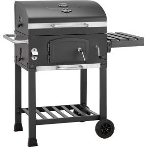 Barbecue a carbonella Jamestown Jaxon nero griglia 57x41.5cm