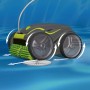 Robot pulitore per piscina Zodiac GV 5220, grigio, per pulire fondo, pareti e linea di galleggiamento.