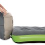 Pavillo materasso ad aria con pompa a cuscino Roll & Relax, grigio/verde, materasso gonfiabile da campeggio con pompa.