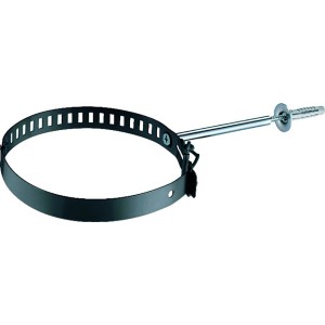 Collare di fissaggio con tassello per tubi in area Fumisteria.