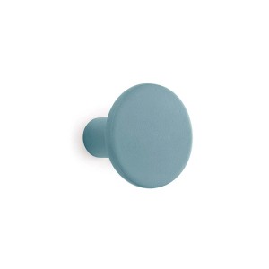Appendiabiti a muro t.b.t. blu per guardaroba, pomello rotondo.