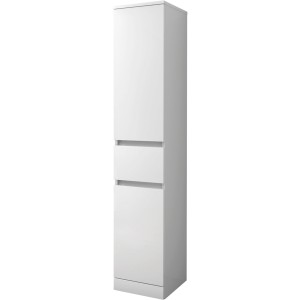 Mobile bagno t.b.t. bianco e stretto con due cassetti.