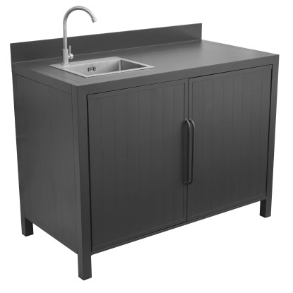 Modulo cucino lavabo antracite