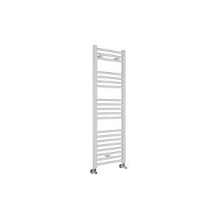 Radiatore t.b.t. bianco con barre riscaldanti orizzontali.