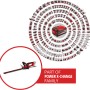 Tagliasiepi a batteria Einhell Power X-Change GC-CH 18/40 Li Solo, parte della famiglia Power X-Change.